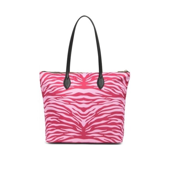 NEW!! Furla Extra Large Calypso Tote Bag – Designer Nylon & Leather Shoulder Bag - Picture 3 of 12